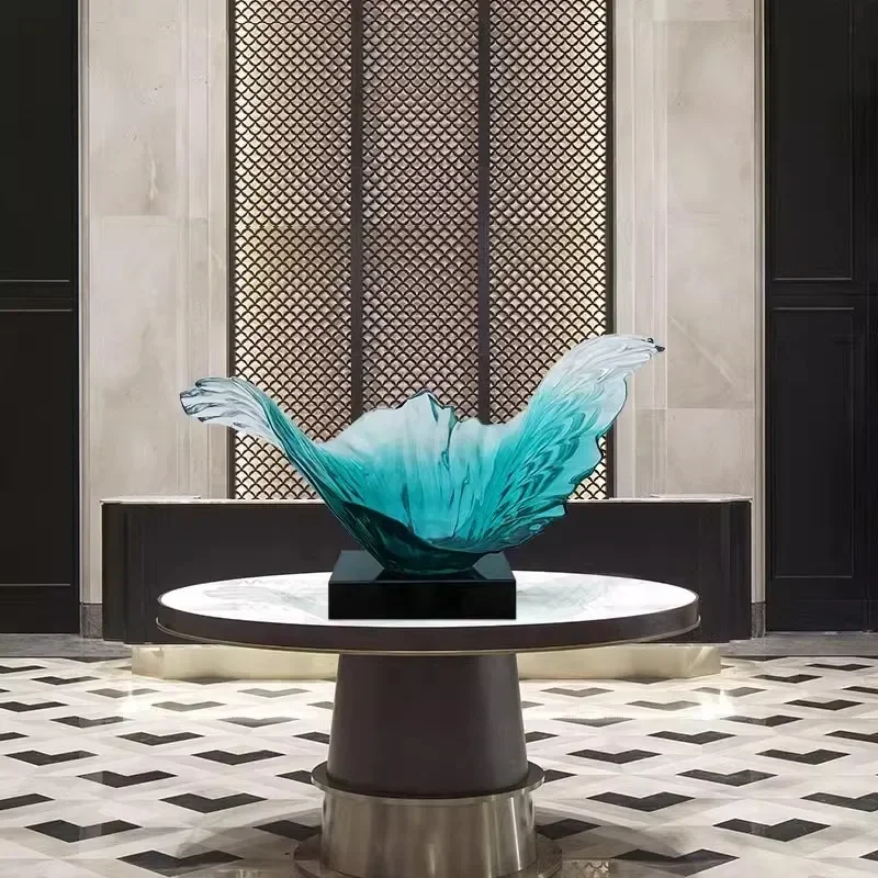 Sculpture Transparent Hotel Lobby Sales Office Resin Ornaments Home Decorations Living Room Entrance TV Cabinet Soft Decorations