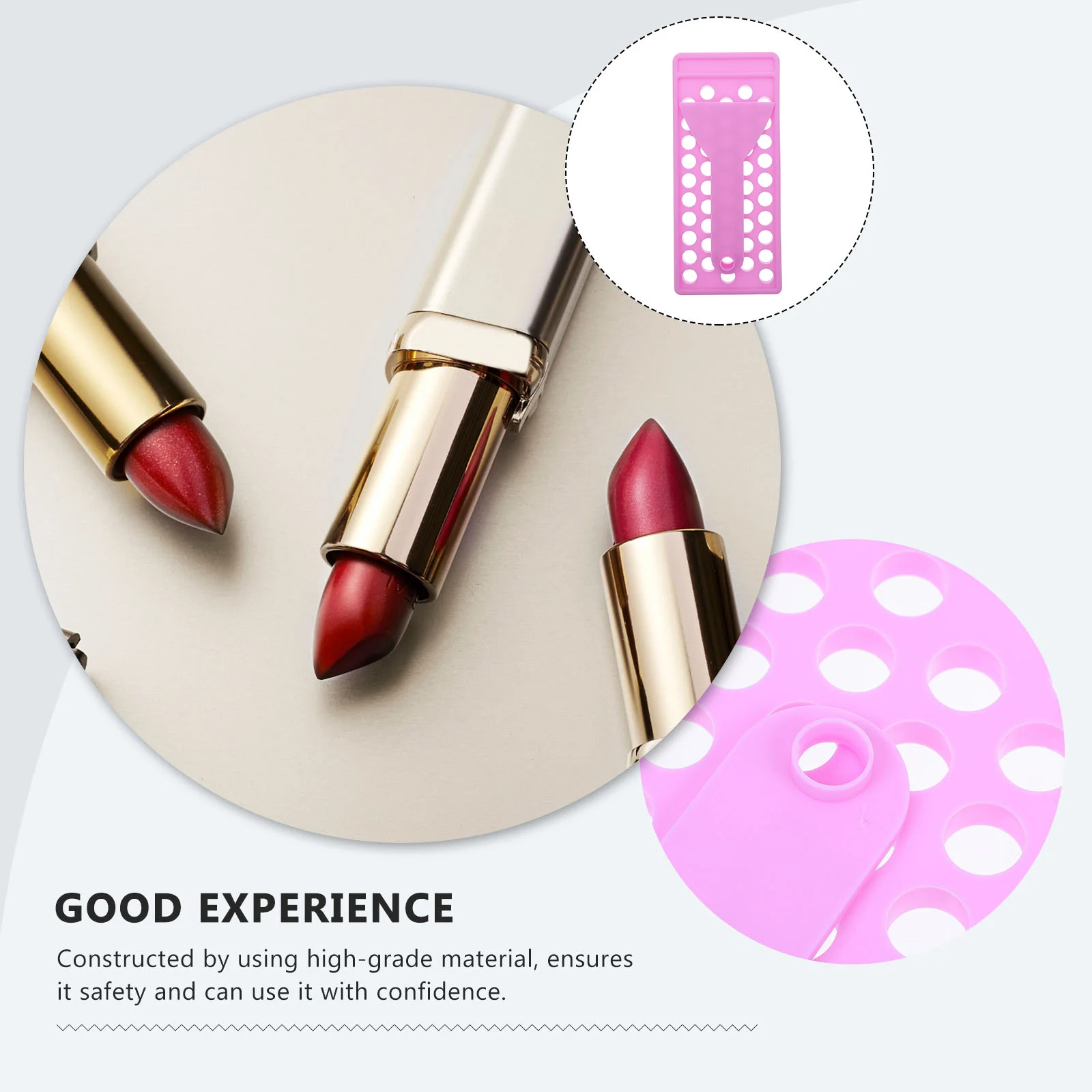 ชุดอุปกรณ์ทำลิปสติก 2 ชุด พร้อมถาดบรรจุ สำหรับทำลิปบาล์ม ลิปกลอส ครีมกันแดดแบบแท่ง พร้อมไม้พาย อุปกรณ์แต่งหน้า