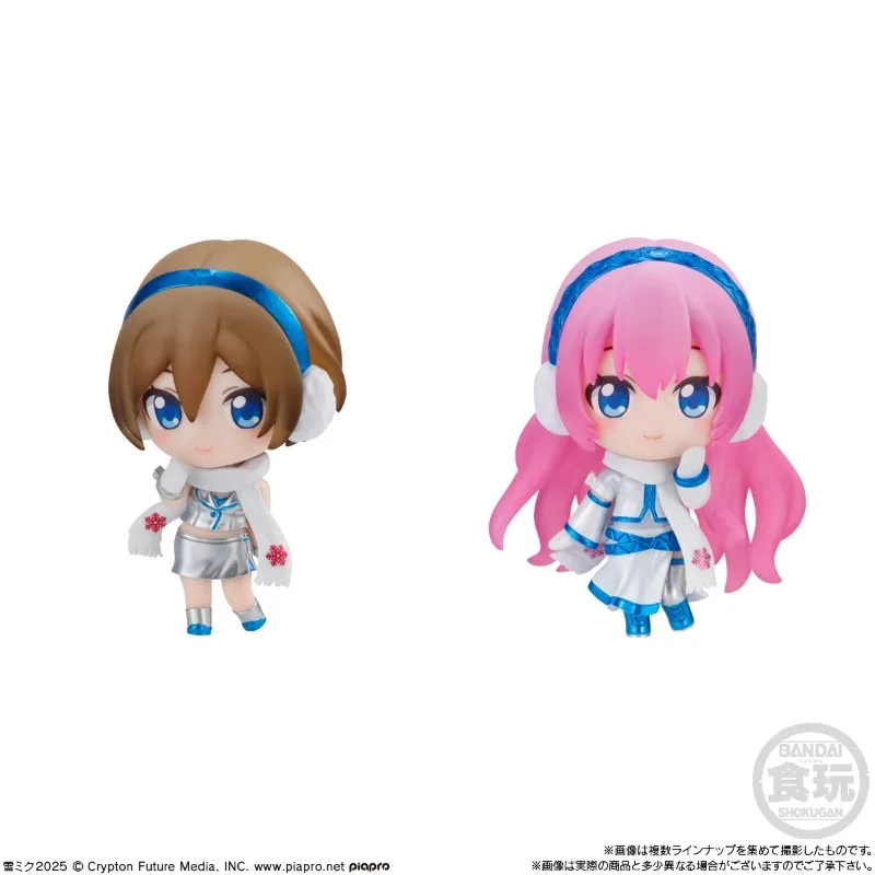 Bandai – figurine originale Hatsune Miku, dessin animé SNOW MIKU KAITO MEIKO, jouets pour garçons et filles, cadeau pour enfants, modèle d'ornements