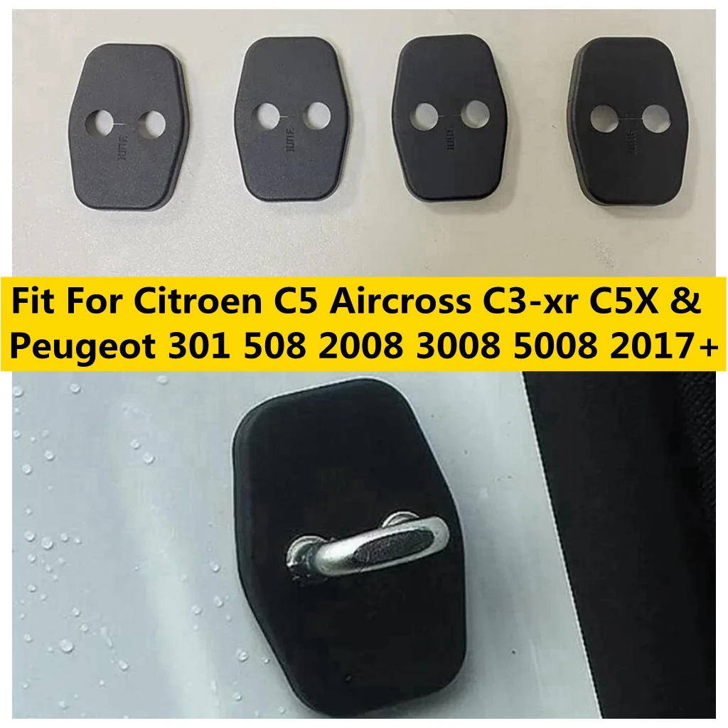 

Inner Door Lock Buckle Guard Protector Cover Trim For Citroen C5 Aircross C3-xr C5X & Peugeot 301 508 2008 3008 5008 2017 - 2024