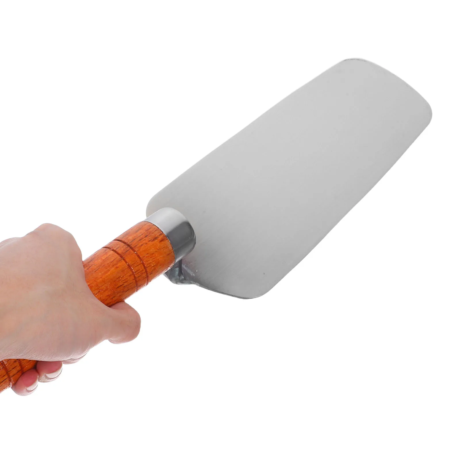 

Masonry Trowel High Hardness Stainless Steel Ergonomic Wood Grip Smoothing Tool for Tile Masonry Drywall Grouting Concrete