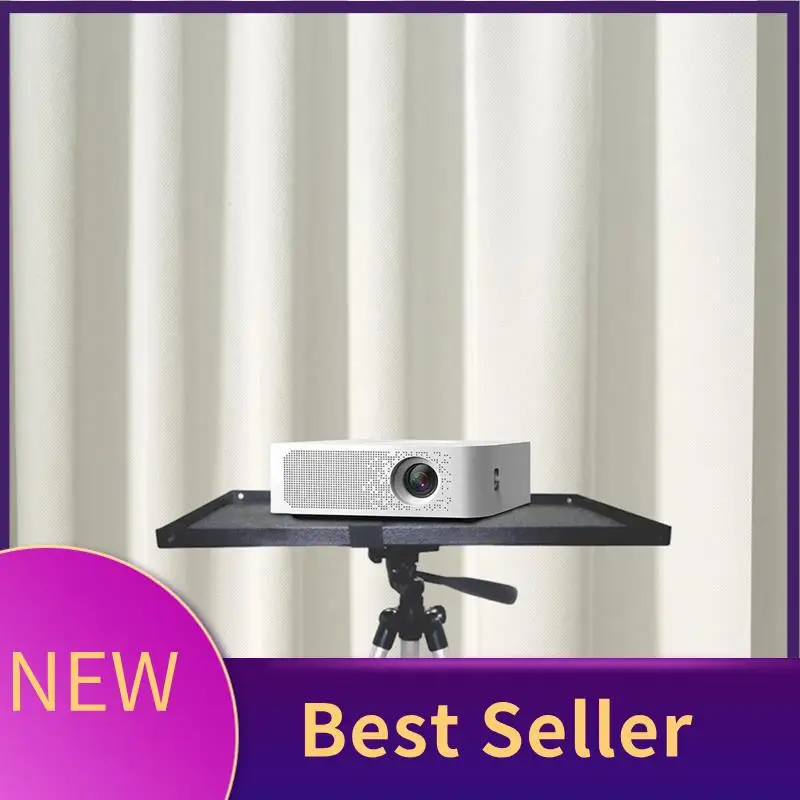 

HFES Projector Tray Bracket Tripod Floor-To-Ceiling Tray For Tripod Computer Floor-Standing Bracket Pan-Tilt 33Cmx24cm Easy To U