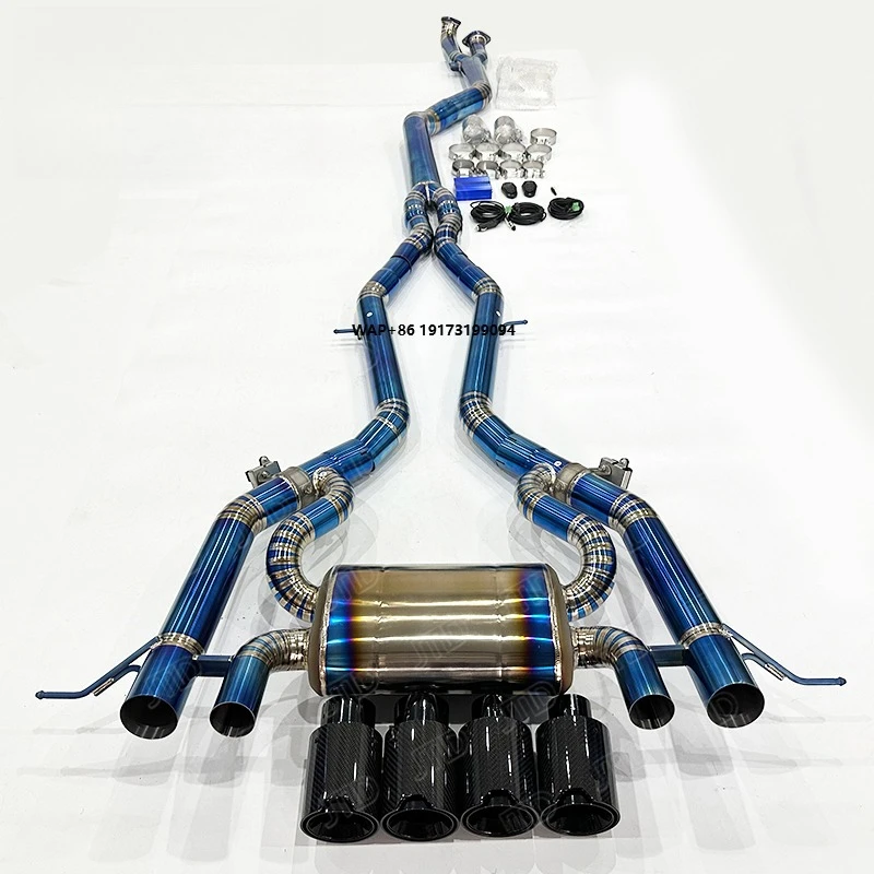 Für 2025 G82 M4 Competition, Titan Active Valvetronic Catback Auspuffanlage mit Elektrischem Ventil & Fernbedienung