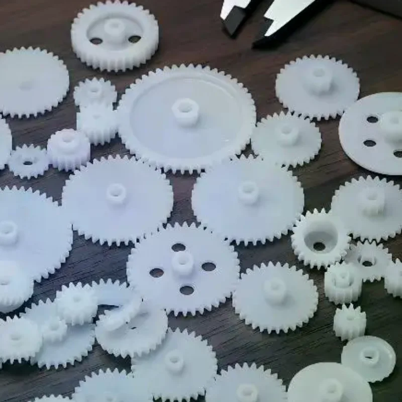 58Pcs/set Plastic Gear Kit WSFS Gears 0.5 Module Reduction Gears Set For DIY Motor Robot Car Science Project Accessories