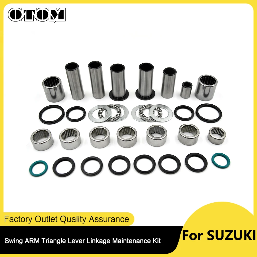 

OTOM Motorcycle Accessories Linkage ARM Swingarm Triangle Lever Bearing Oil Seal Bushing For SUZUKI DRZ400 DRZ400SM RM125 RM250