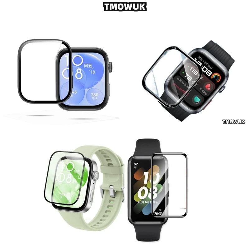 

For Huawei Band 6 7 8 9 10 B6 B7 Watch D2 Fit 3 4 Pro Special Edition Flexible Screen Film Full Cover 3D Curved Protector