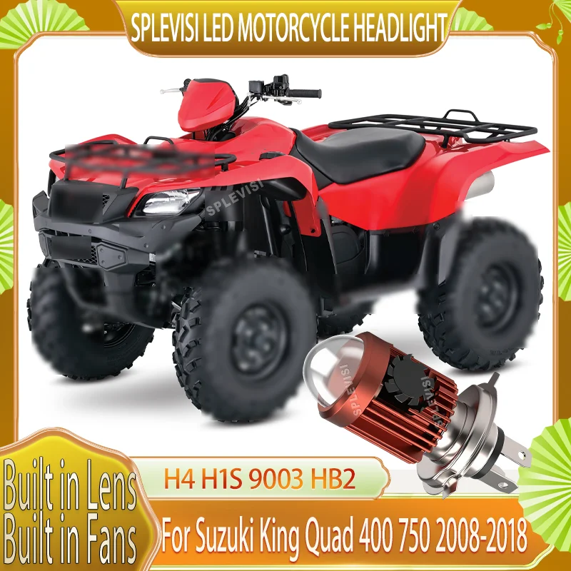 

Eliminate Halogen Dimness: 4X Brighter LED Motorcycle Bulb For Suzuki King Quad 400 750 2008 2009 2010 2011 2012 2013 2014-2018