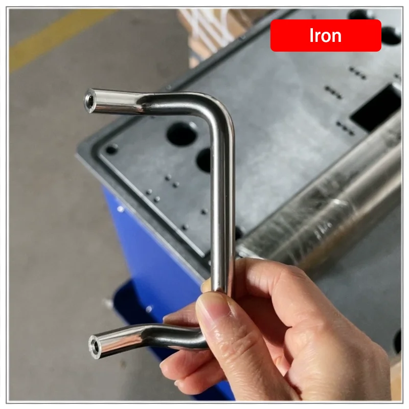 10pcs Carbon Steel Circular Angular Handle Small Diameter Double Bend Internal Thread for Industrial Electrical Equipment