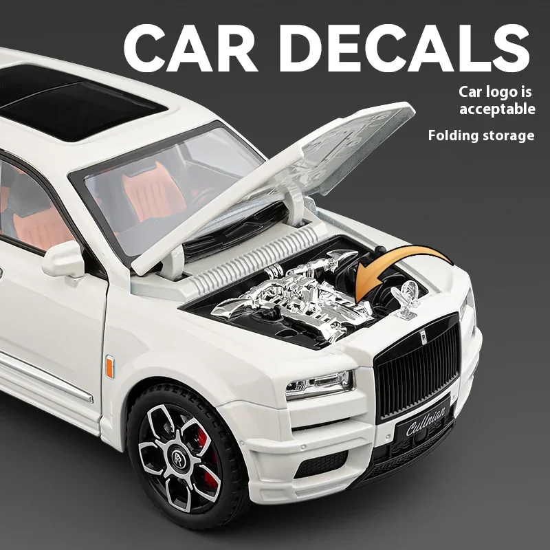 1:20 Cullinan Luxe Off Road SUV Legering Metaal Diecast Model Auto Speelgoed Voertuigen Miniatuur Schaal Model Auto Speelgoed Voor Kinderen