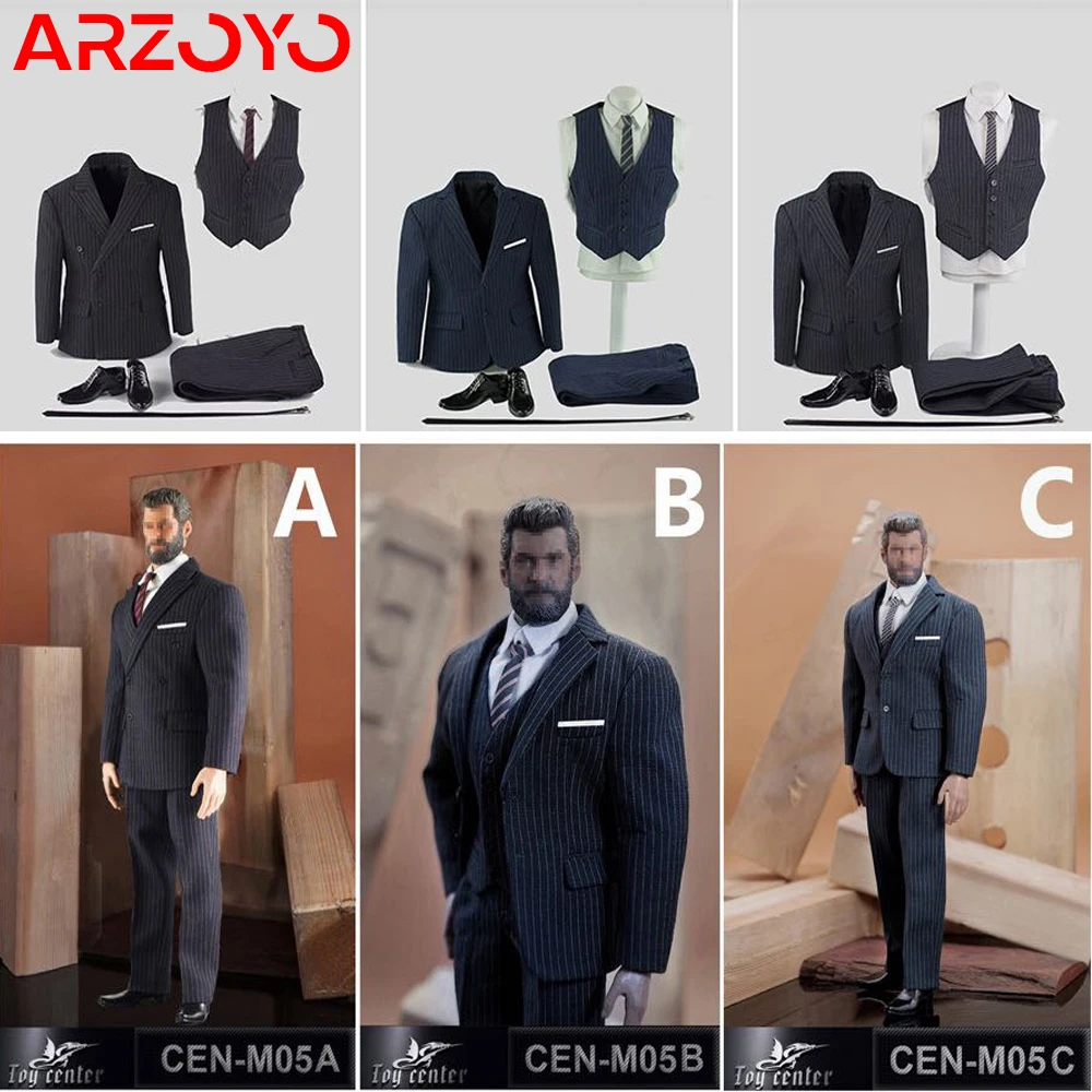 

1/6 Scale Professor Gentleman Suit Set for TBLeague Phicen M34 Male Figure Body Toy M05 Suit Set