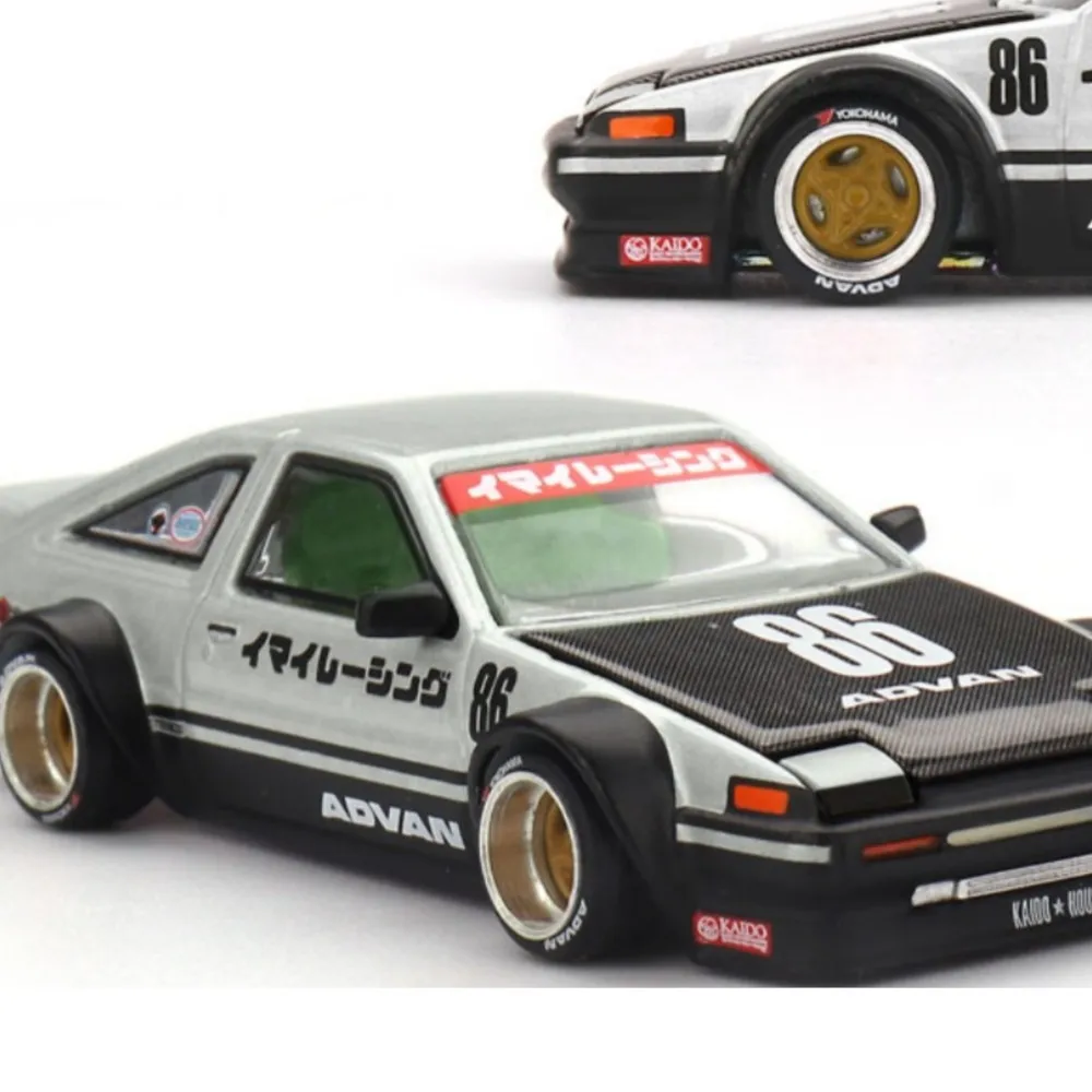 Kaido House+MINIGT TSM 218 1:64 Modellauto für Erwachsene, AE86 Trueno, Druckgussmodell