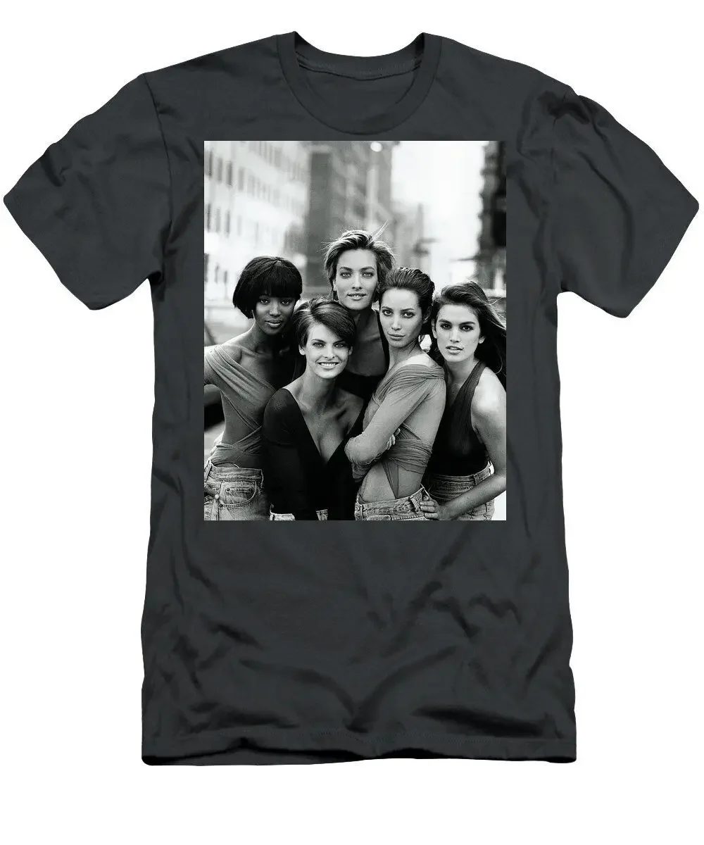 Peter Lindbergh Naomi Campbell Linda Evangelista Tatjana Patitz T-Shirt U1466