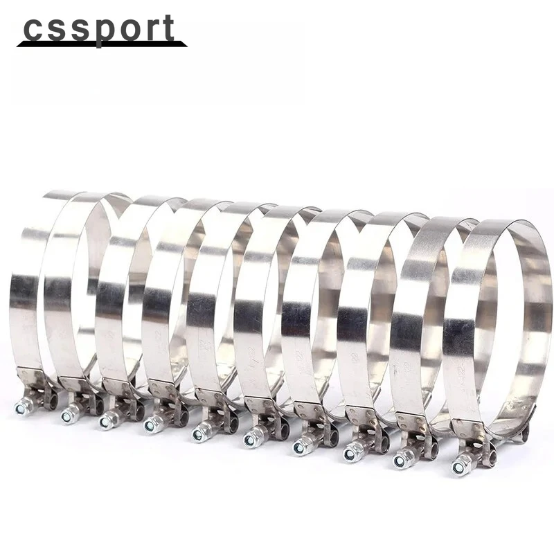 

Универсальный 10 шт. 3,5 дюйма 4-дюймовый Т-образный болт из нержавеющей стали турбо силиконовый хомут для шланга впускной интеркулер серебристый