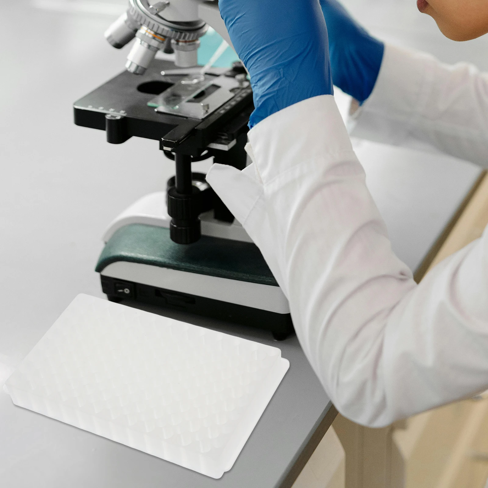 

96 Holes Test Holder Lab Tube Storage Organizer Sampling Tube Display Rack For 0.2-1.5Ml Microcentrifuge