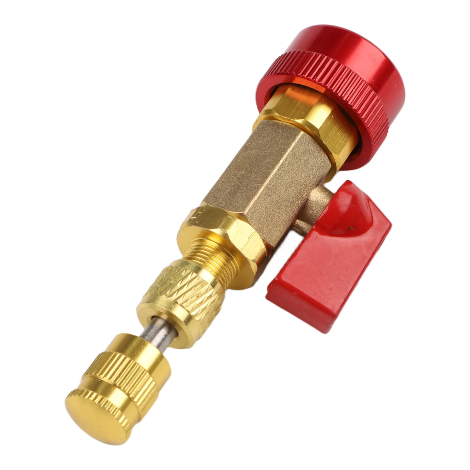R134a Compatible Valve Core Remover for R1234YF Car AC Systems Featuring Ball Valve Block Function and No Loss