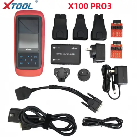 XTOOL X100 PRO3 Key Programmer OBD2 Car Code Reader Diagnostic Tool 8 Services Free Update With EEPROM Adapter