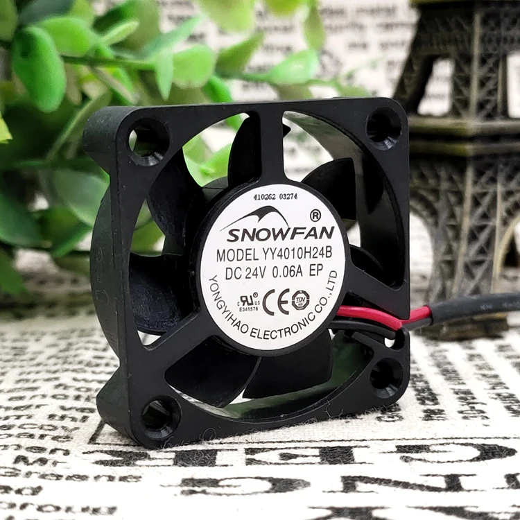 YY4010H24B 24V 0.06A 4CM 4010 ROLAMENTOS VENTILADOR de REFRIGERAÇÃO da CC