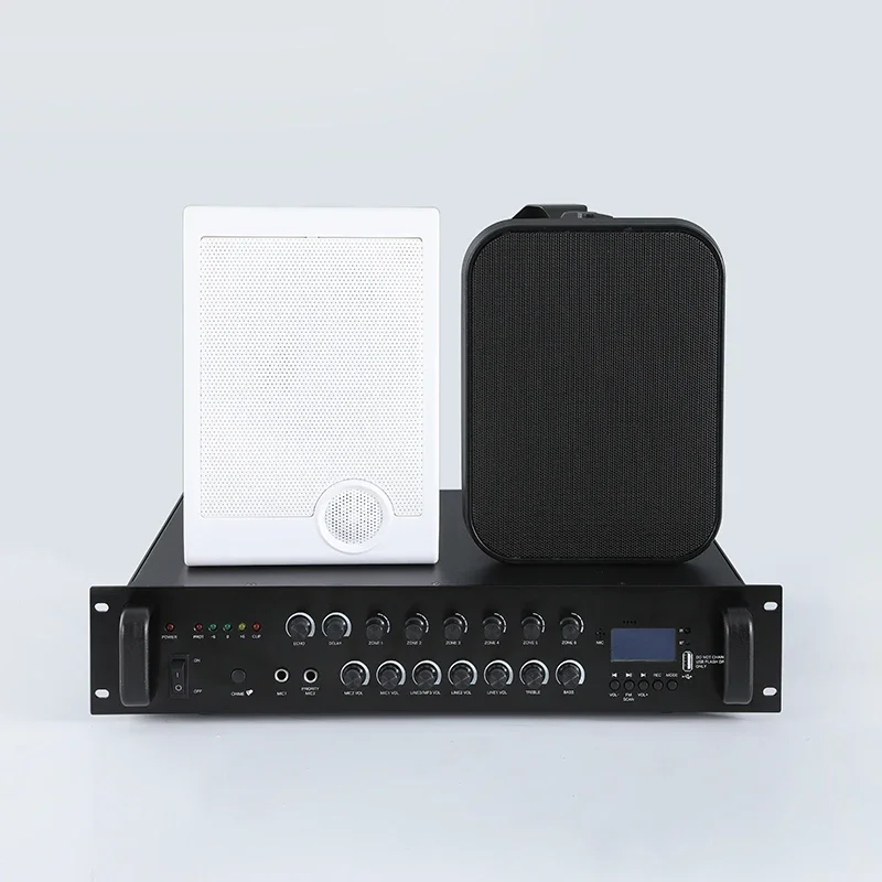 

150/200W/250W/350/500W/650W/800W Commercial PA System Mixer Amplifier For Retail Shop Mall