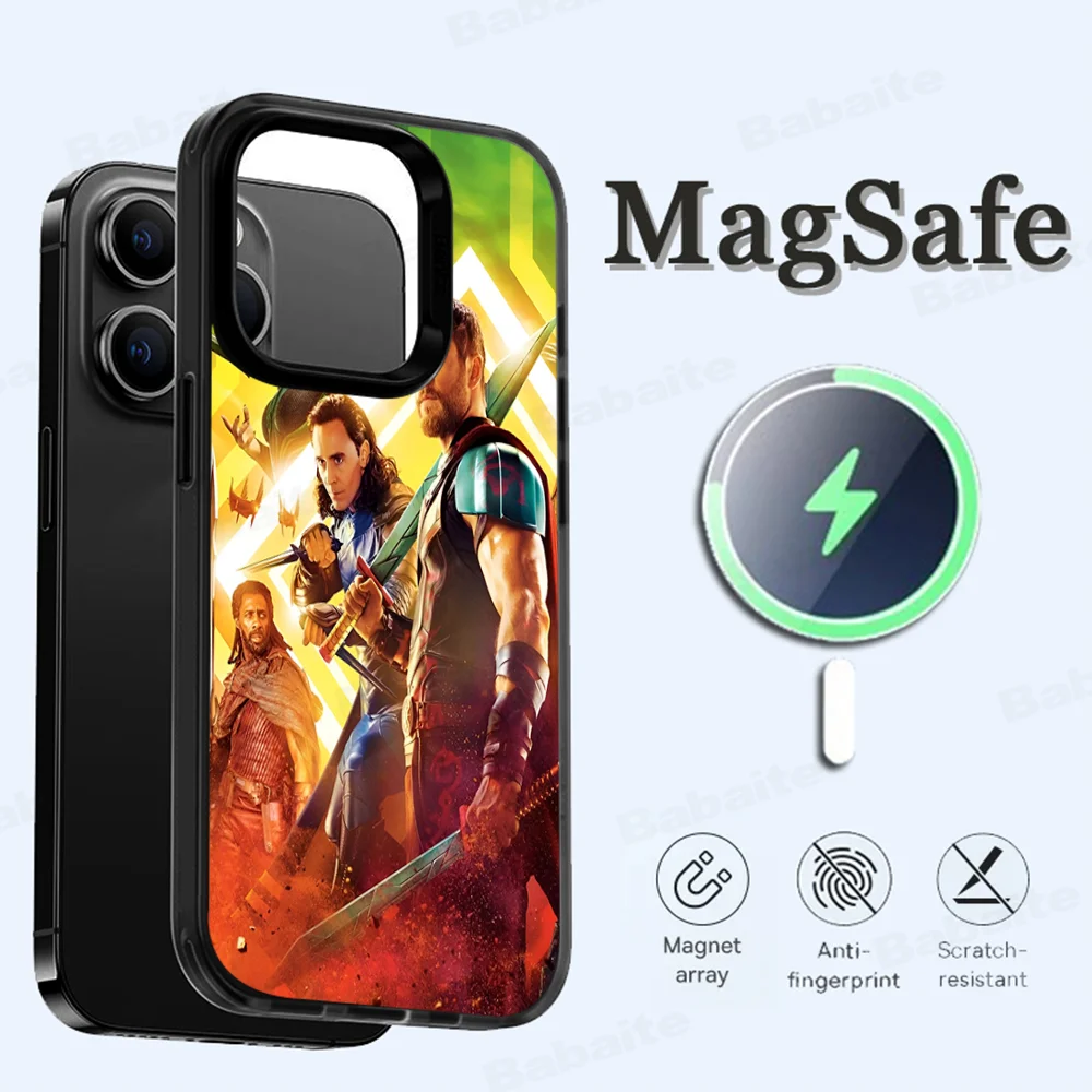 D-Donnys L-Loki Phone Case Magnetic Case For IPhone 16 14 13 12 11 15 Pro Max Plus For Magsafe Wireless Charge Cover