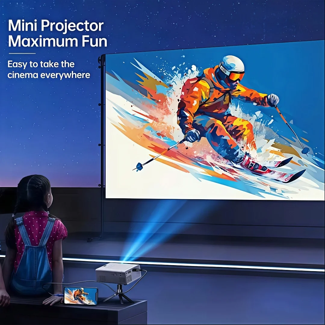 XNANO Mini Projektör Taşınabil - Home Cinema Gaming incelemesi ve fiyatı