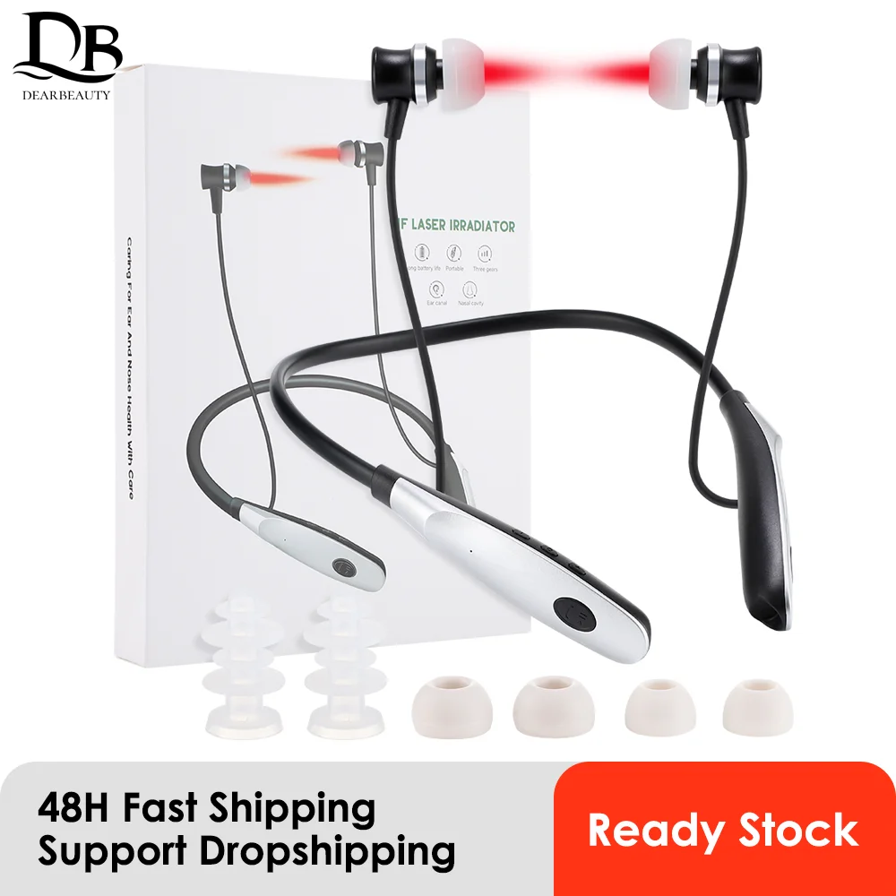 Tinnitus Ear Nasal Laser Therapy Irradiation Laser Physiotherapy Earplug Otitis Media Deafness Diabetes Hypertension Treatment