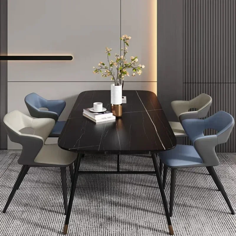 Modern Hotel Nordic Design Dining Chairs Relaxing Office Throne Luxury Chairs for Dining Table Comedor Home Furniture DC-309