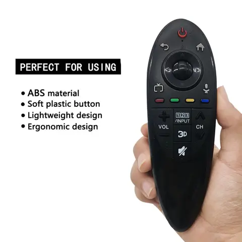 IR AN-MR500G Afstandsbediening Vervanging voor LG 3D Smart TV AN-MR500 MBM63935937, zonder Magic & Voice Functies,