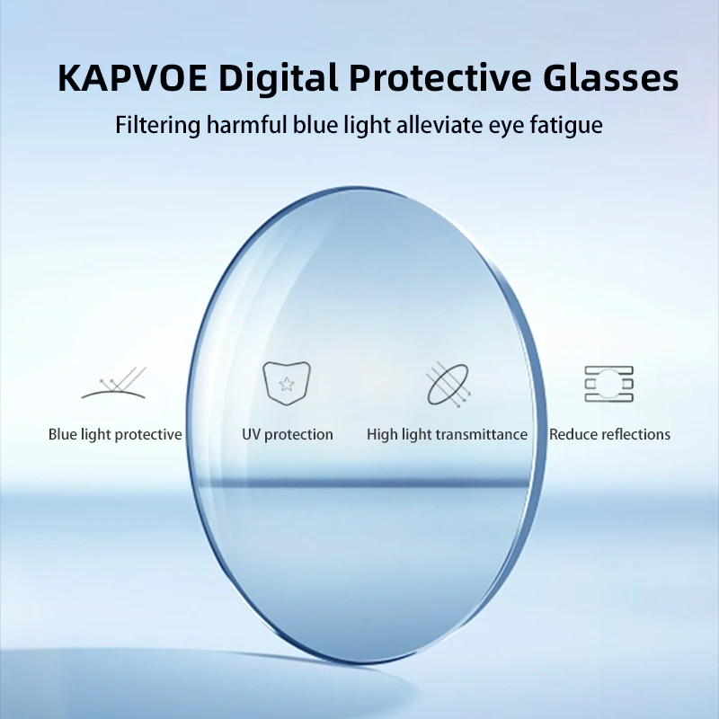 KE9408 Myopia Hyperopia Lens Anti Blue Light 1.56 1.61 1.67 1.74 Cycling Glasses Customization Prescription Resin Aspheric Lens