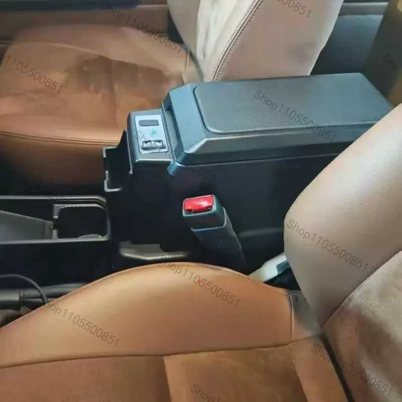 Suitable for Toyota LC71/76/78/79 Modified Parts Center Armrest Storage Increased Elbow Support Car Refrigerator