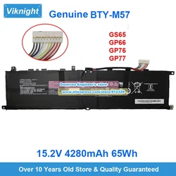 New BTY-M57 Battery 15.2V 65Wh for GS65 9SE 9SF GP66 Leopard 10UE 10UG 11UE 11UG 11UH 12UE 12UG 12UH GP76 GP77 12UGS MS-17K3