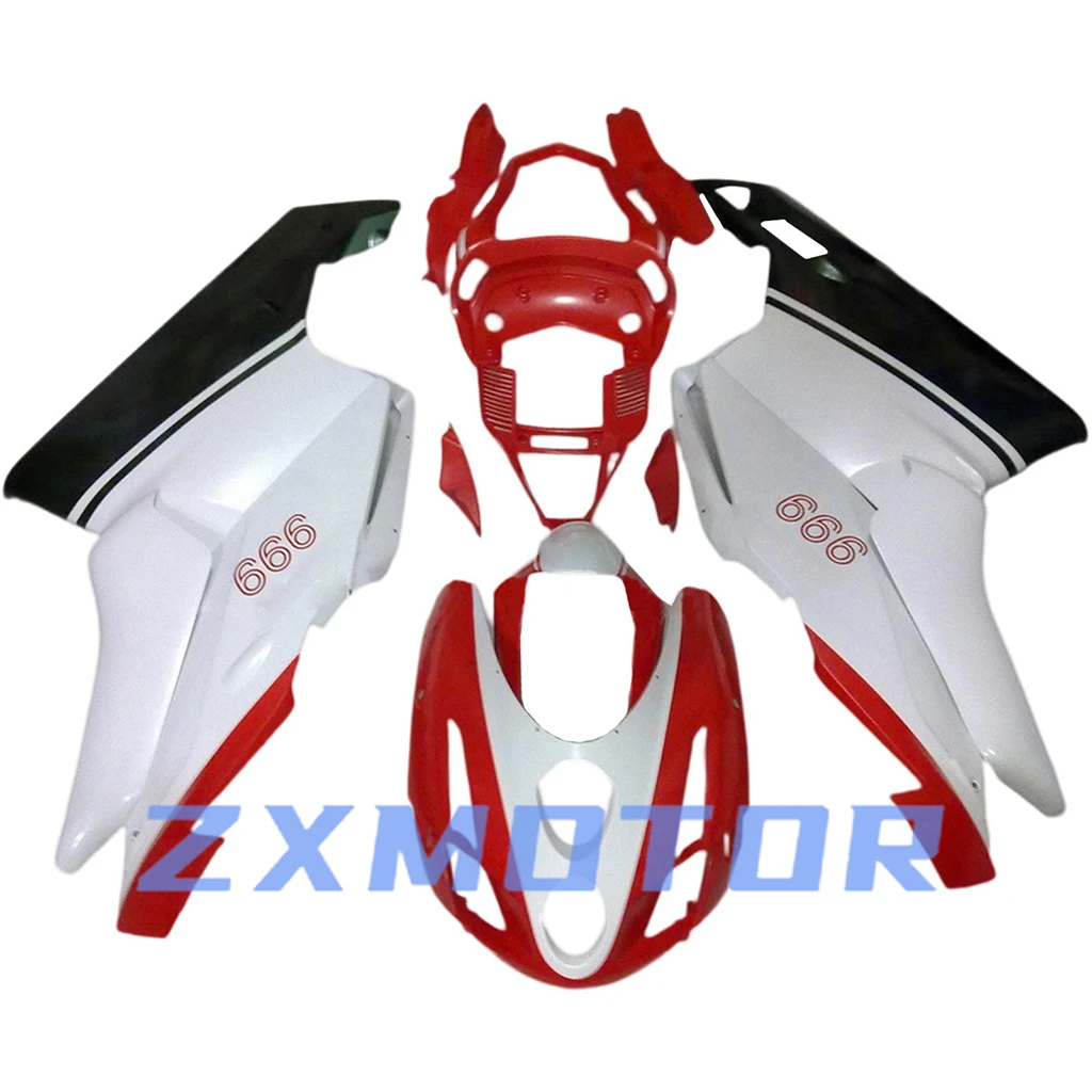 For DUCATI 999 2003 2004 Full Fairings 749 03 04 Free Custom Motorcycle Plastic Cover Fairing Kit Body Set