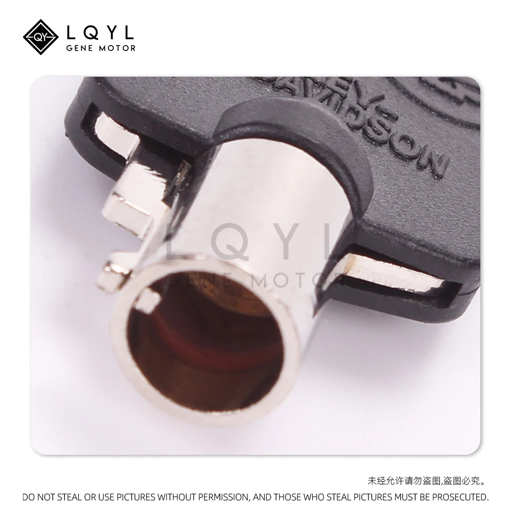 LQYL New Blank Key sostituisci le chiavi per Harley Touring Street Glide Road Glide Road King Dyna Softail Fat Boy V-Rod XL 883 1200 X4