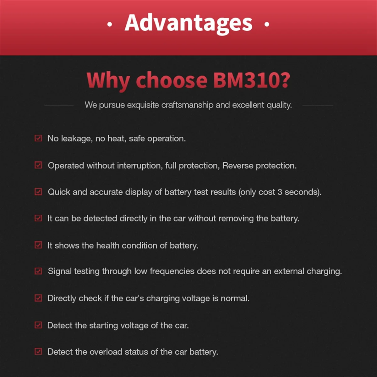 

ABNJ 12V Car Battery Tester Alternator Tester Automotive,Battery Checker Analyzer to Check Alternator Battery Charging System