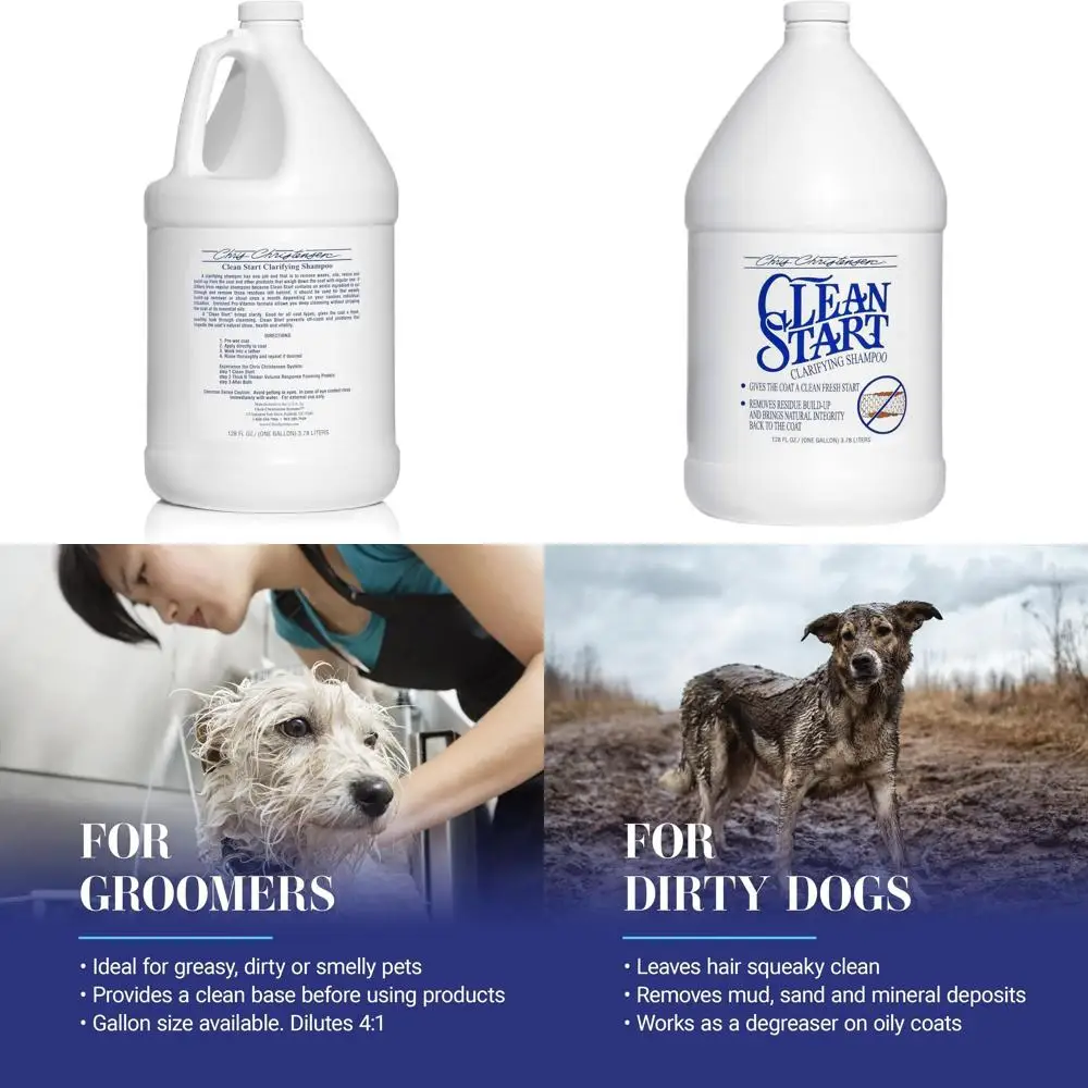 

Профессиональный шампунь для собак: глубокое очищение, сохранение жировых отложений, удаление загрязнений, подходит для всех типов шерсти, произведено в США.