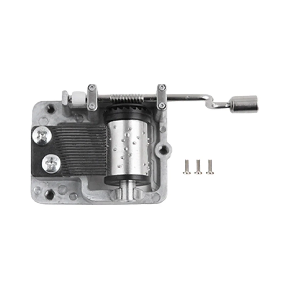 For 3d Printed Piano Shell Compatible Winding Kit K014 K015 with Metal Music Box Mechanism and Complete Assembly Fasteners