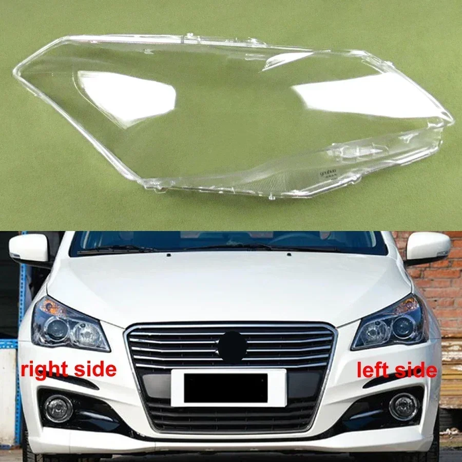 For Suzuki Alivio 2015 2016 2017 2018 Car Accessories Front Headlight Lamp Shade Headlamp Lampshade Cover Lens Plexiglass