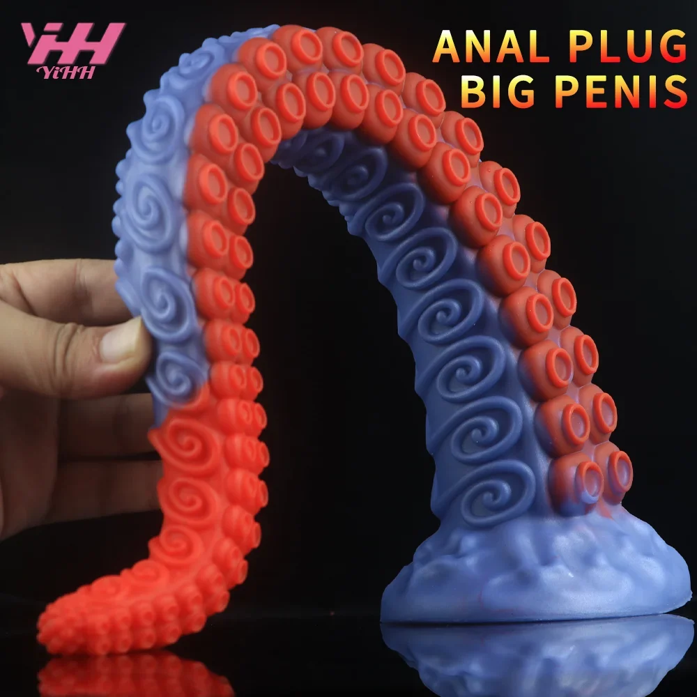 

Super Long Butt Plug Huge Animal Dildo For Women Sex Toys BDSM Big Anal Plug Octopus Tentacle Buttplug For Woman Men Gay Sexshop