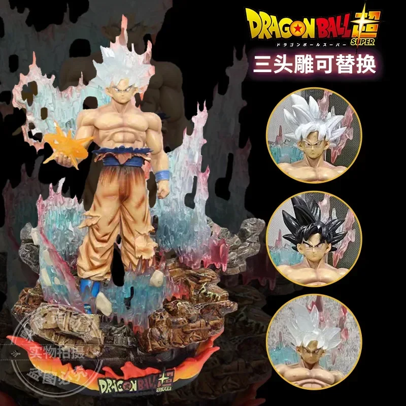 

Dragon Ball Figure Luminous Super Son Goku Ultra Instinct Statue Manga Oversize Figure Anime Action Figurine Collection Toys