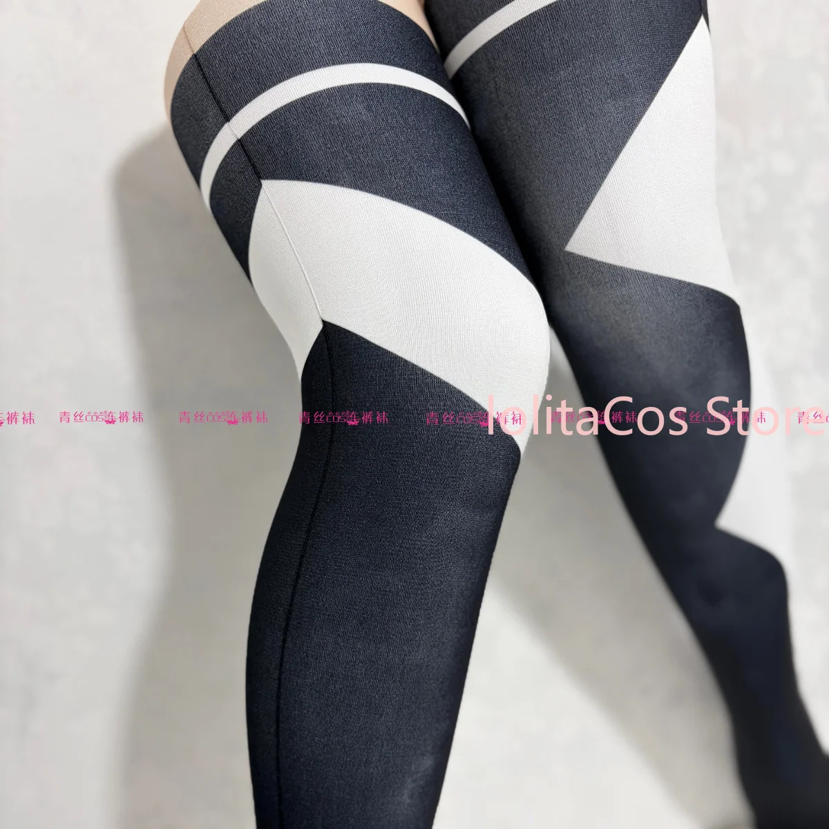 Azur Lane Admiral Hipper Cosplay Clothes Anime Printed Pantyhose Comic Con Prop Role Play Stocking Women Halloween Gift view 2