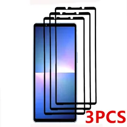 3PCS Screen Glass For SONY Xperia 5V 5IV 5III Front Tempered Protector For Xperia 5II Front Glass Film 9H