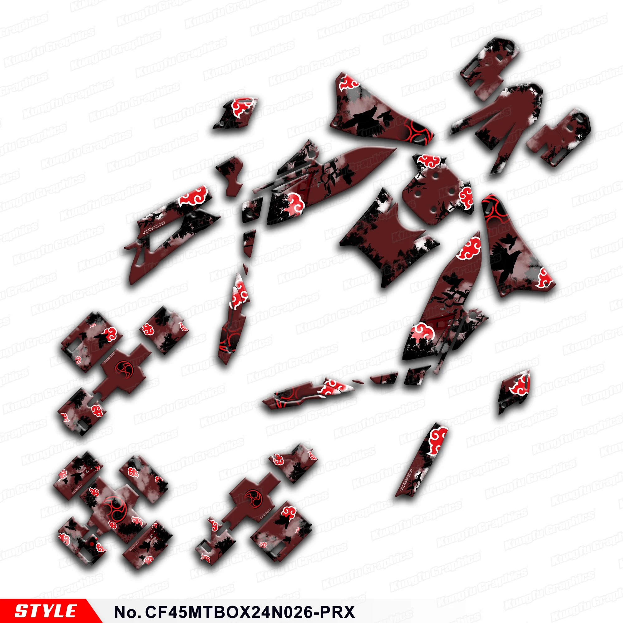 

JY RACING Motorcycle Stickers Durable Vinyl for CFMOTO 450MT MT450 MT 450, Accessories, CF45MTBOX24N026-PRX