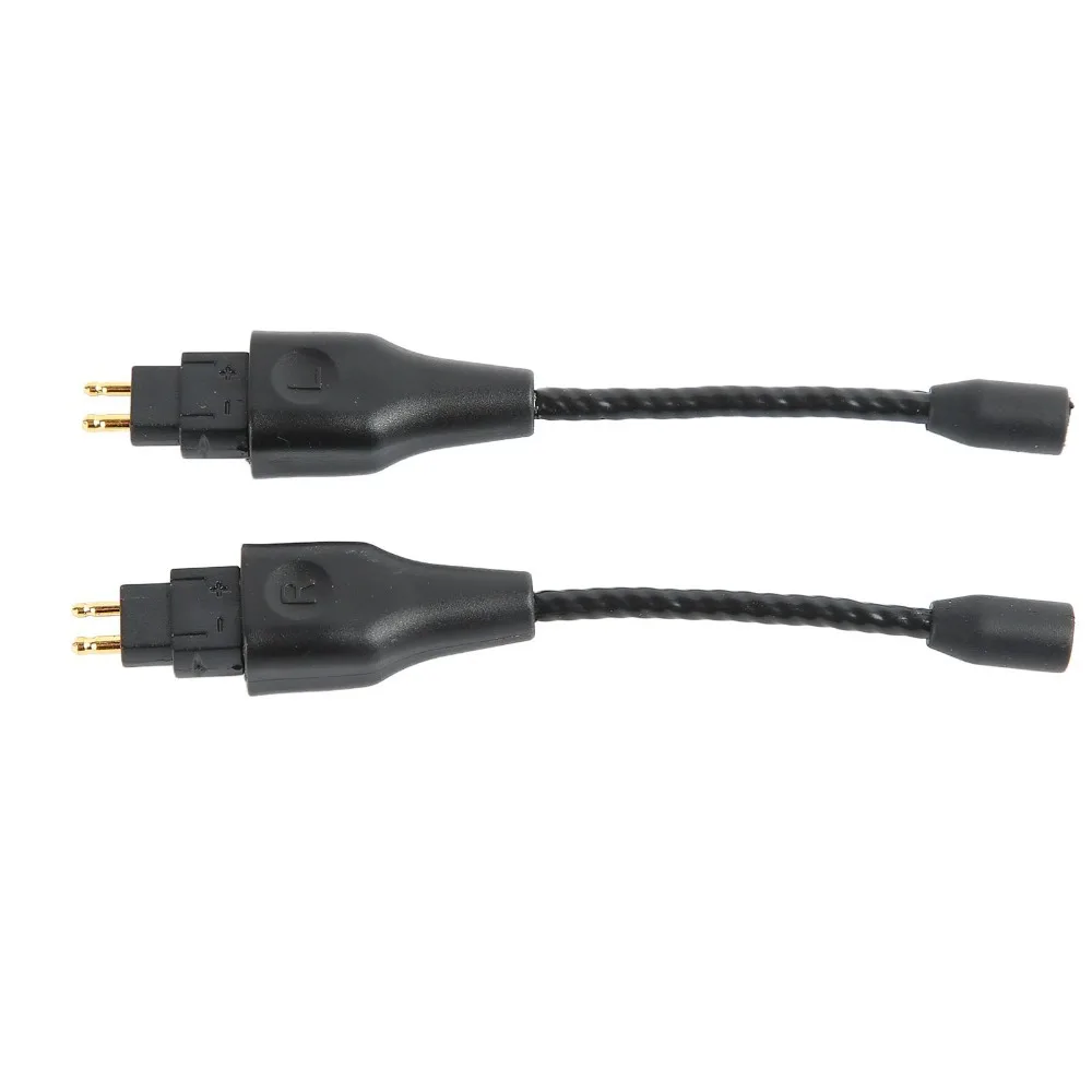 2PCS Gold Plated Interface MMCX Adapter Cable Stable Adapter Cable for HD650 HD660 S HD6XX HD600 HD580 HD535 HD545 HD565 HD265