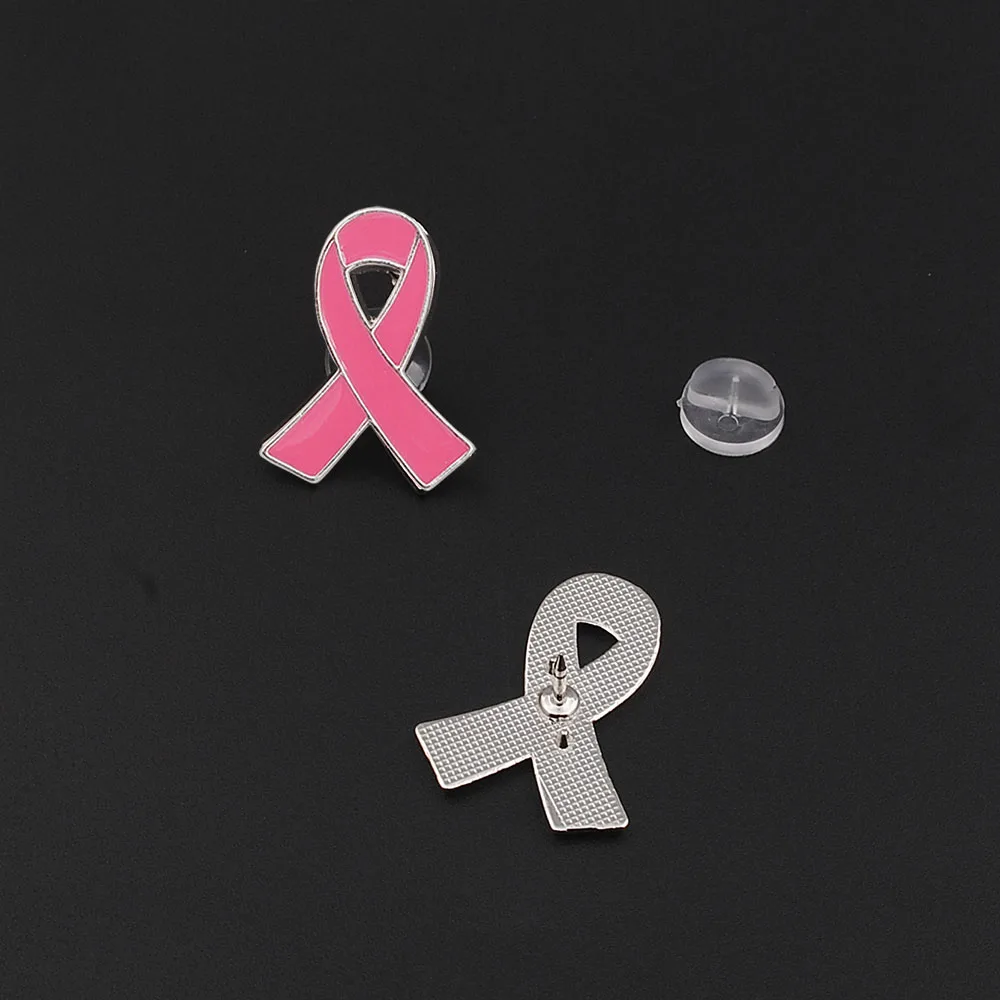 Pink Ribbon Breast Cancer Awareness Jewelry Official Lapel Pin 1 Pin