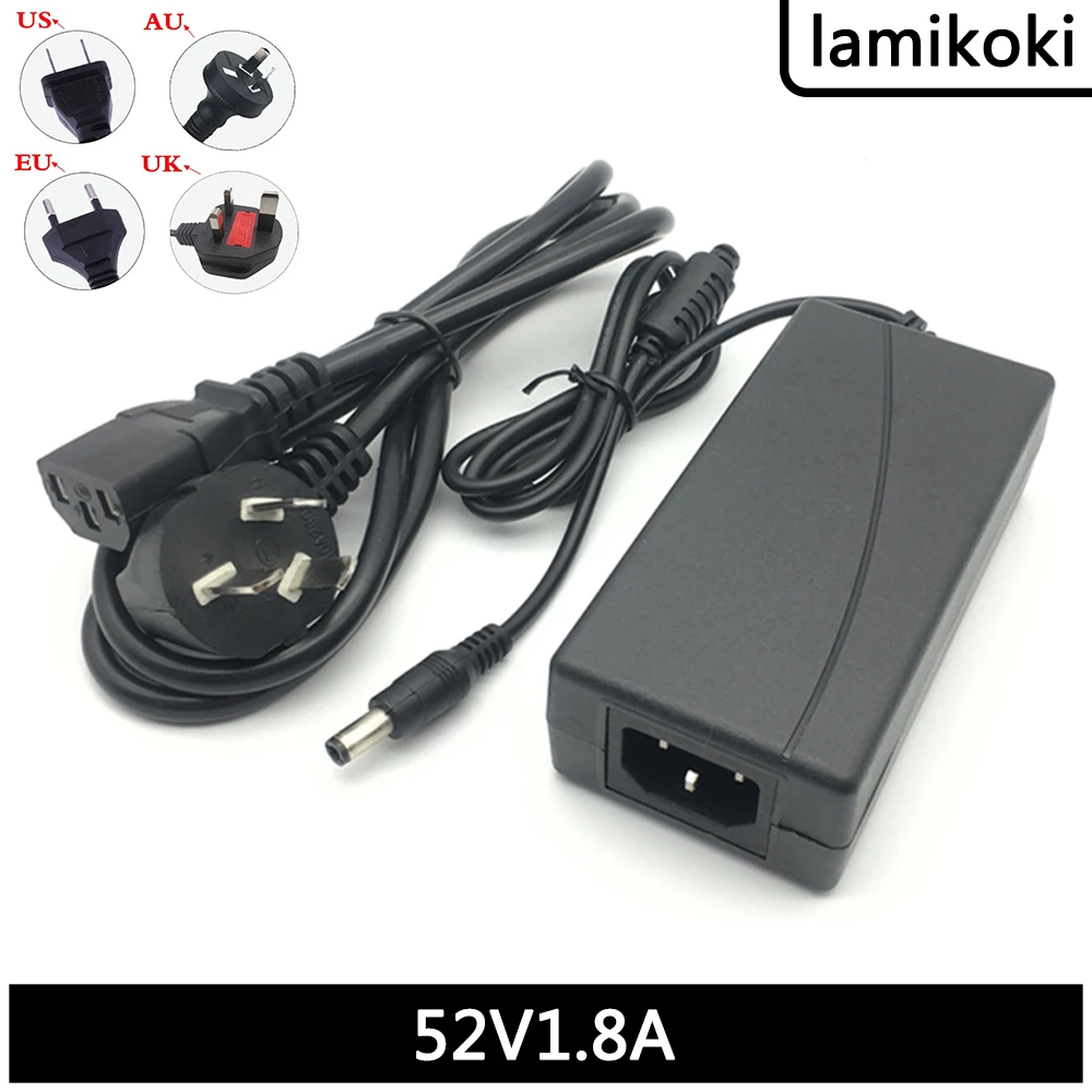 مراقبة الأمن شبكة POE محول طاقة علي سطح مكتب 52 فولت 1.8A الطاقة 94 واط الجهد 110V-250 فولت خط