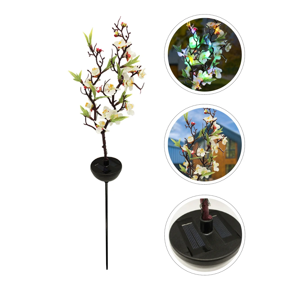 

Solar Light Garden Lawn Decor Flower Design Yard nament Ground Inserting Lights Outdoor Scene Layout Solar Powered Long Service