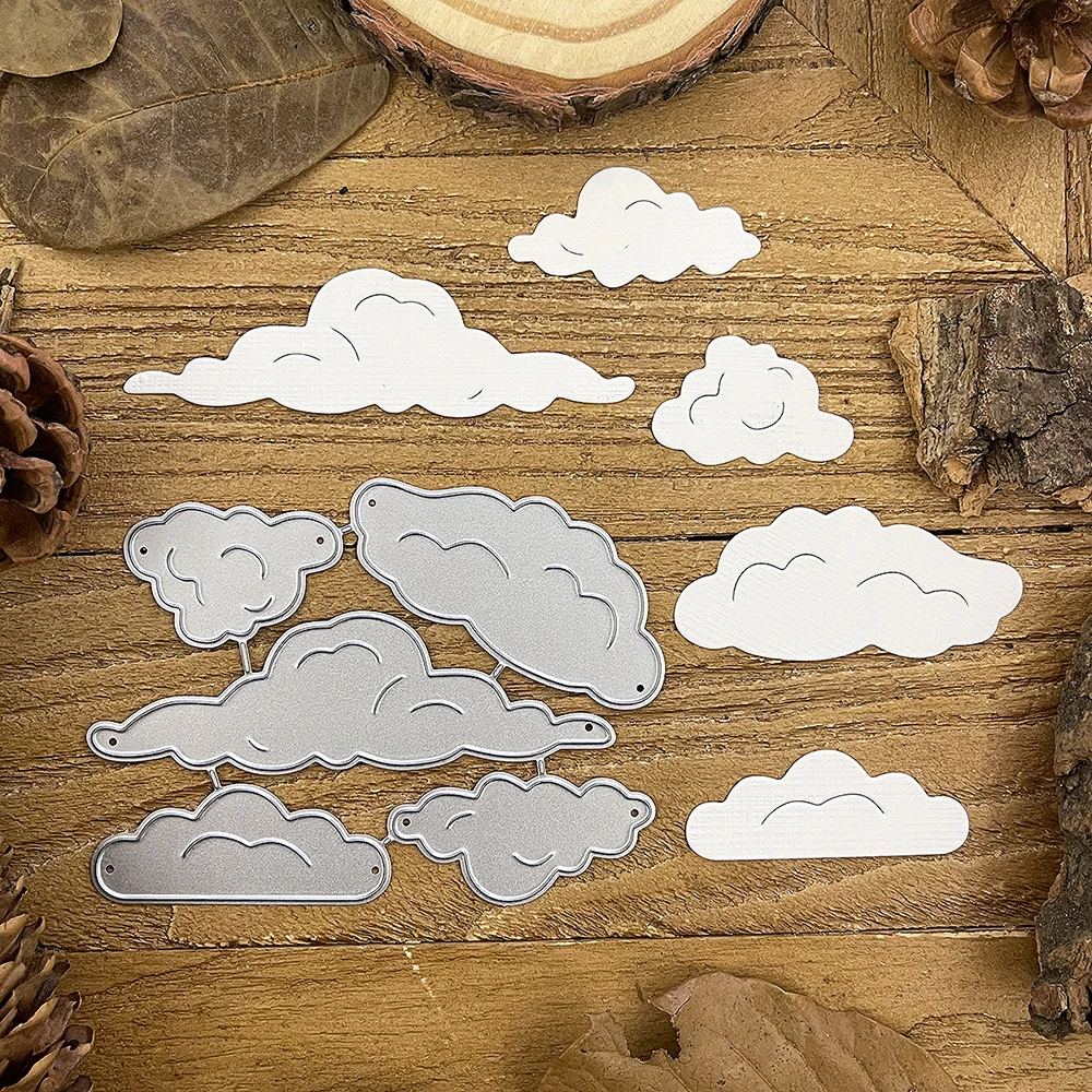 Clouds gather Metal Cutting Dies Stencils for DIY Scrapbooking Decorative Embossing DIY Paper Cards