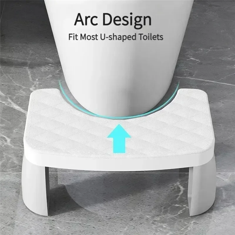 

Home Adult Bathroom Accessories Toilet Squat Stool Removable Non-Slip Toilet Seat Stool Portable Squat Stool