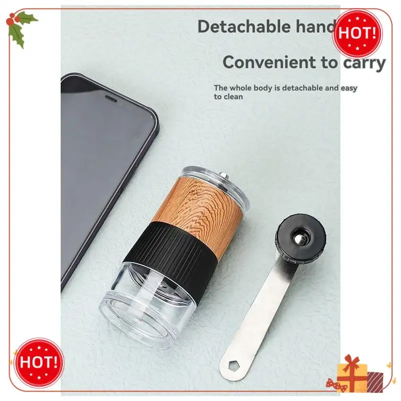 ABLE-수동 커피 그라인더 커피 머신 홈 주방 수동 그라인더 휴대용 및 조절 가능