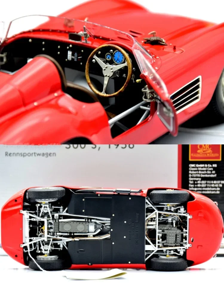 CMC 1:18 300 S Rennsportwagen 1956 M-105 Simulatie Limited Edition Alle Open Legering Metalen Statische Auto Model Speelgoed gift