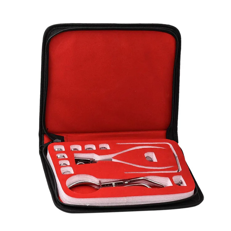 Low price 1 Set Dental Dam Hole Puncher Set Puncher Pliers for Dentist Dental Dam Perforator Dental Rubber Dam Puncher O